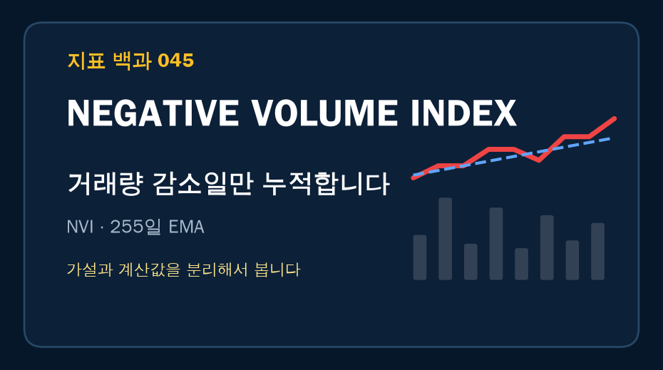 NVI 계산법: 거래량 감소일의 상승은 정말 조용한 매집일까? 대표 이미지